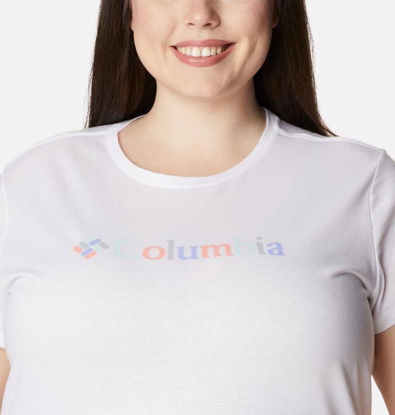 Women's Columbia Trek Short Sleeve Graphic Shirt - Plus Size, Color: White, Kaleidoscope