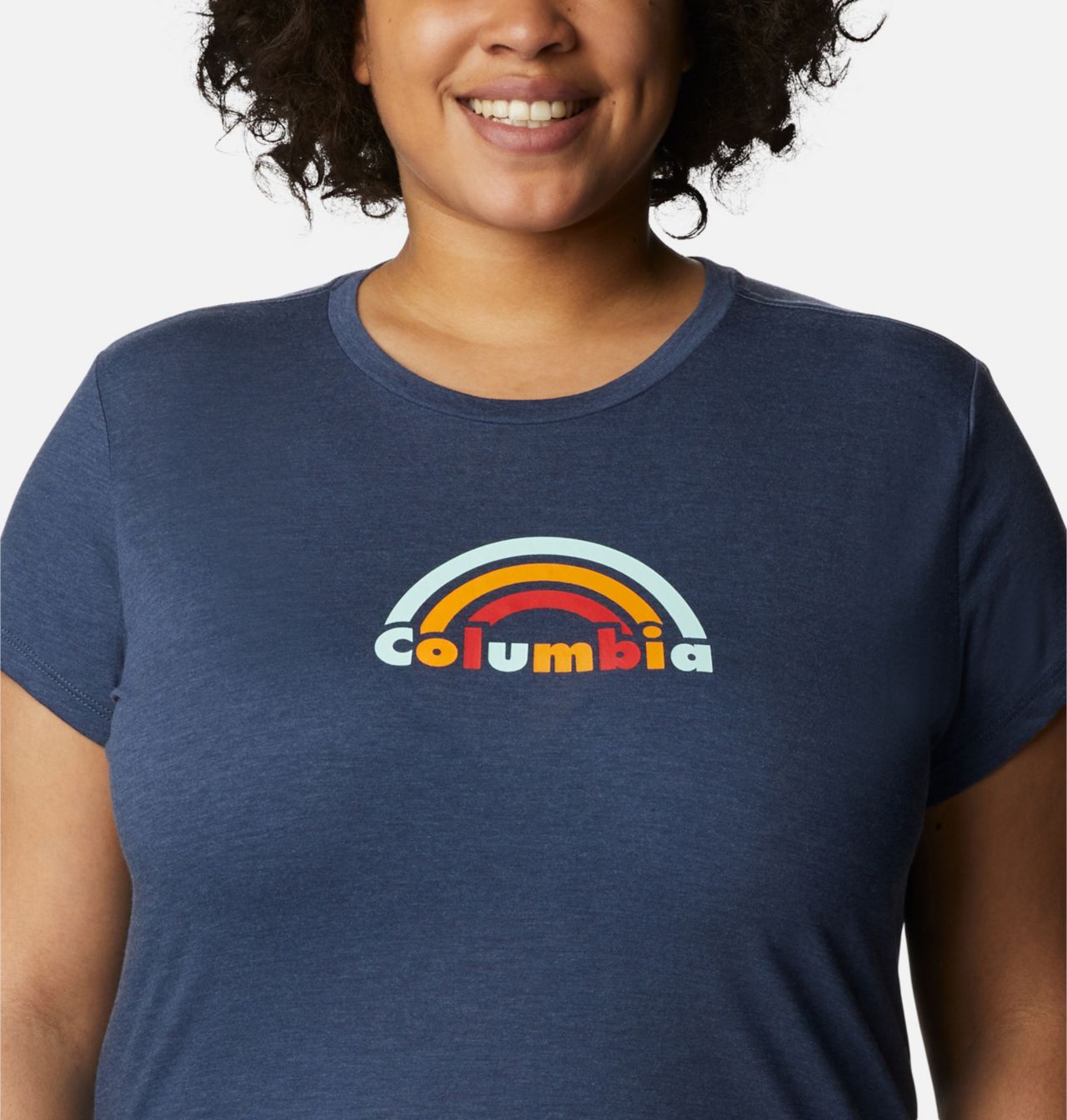 Women's Columbia Trek™ Short Sleeve Graphic Shirt - Plus Size 4