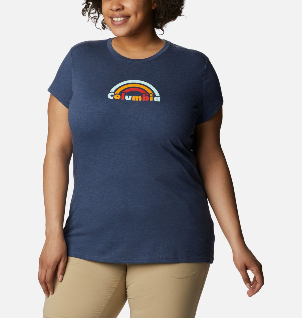 Women's Columbia Trek™ Short Sleeve Graphic Shirt - Plus Size 1