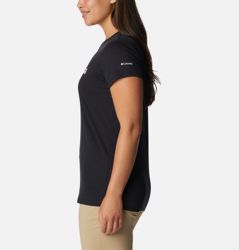 Thumbnail: Women’s Trek Casual Graphic T-Shirt, Color: Black, CSC Branded Graphic, image 3