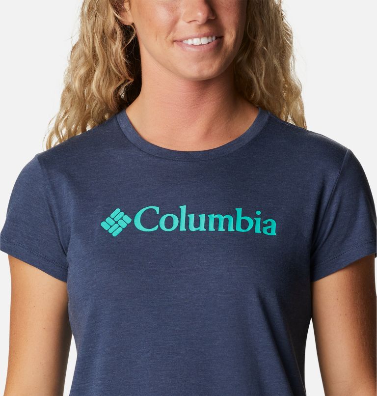 T-shirt Graphique Casual Trek Femme, Color: Nocturnal Heather, Gem Columbia, image 4