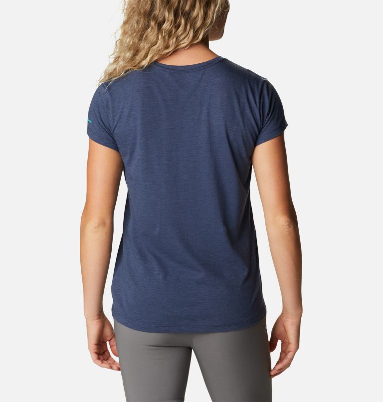 Women’s Trek Casual Graphic T-Shirt, Color: Nocturnal Heather, Gem Columbia