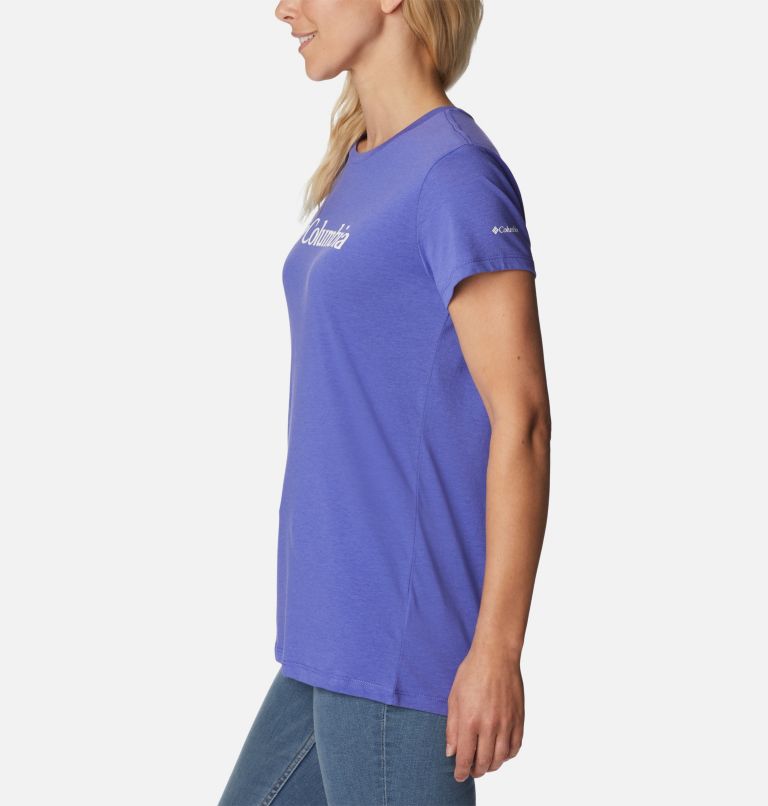 Thumbnail: Women’s Trek Casual Graphic T-Shirt, Color: Purple Lotus, CSC Branded Graphic, image 3