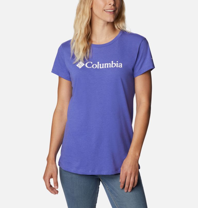 Thumbnail: Women’s Trek Casual Graphic T-Shirt, Color: Purple Lotus, CSC Branded Graphic, image 5