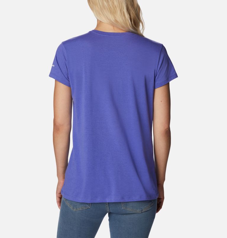 Thumbnail: Women’s Trek Casual Graphic T-Shirt, Color: Purple Lotus, CSC Branded Graphic, image 2