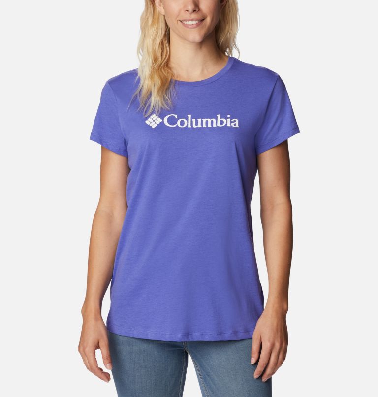 Columbia Trek SS Graphic Tee | 546 | L, Color: Purple Lotus, CSC Branded Graphic, image 1