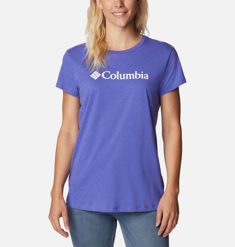Thumbnail: Women’s Trek Casual Graphic T-Shirt, Color: Purple Lotus, CSC Branded Graphic, image 1