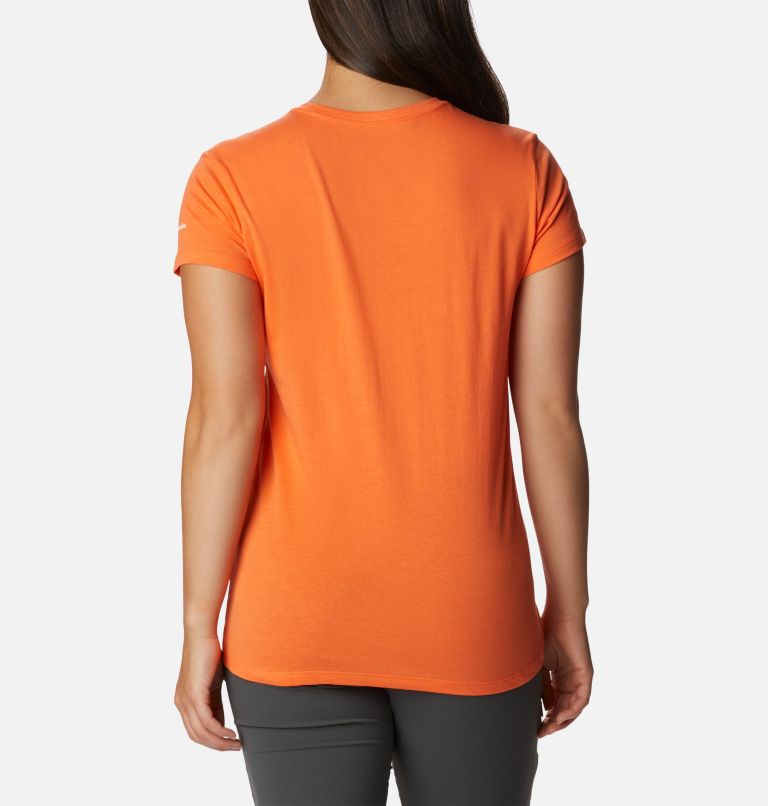 Columbia Trek SS Graphic Tee | 853 | S, Color: Sunset Orange, CSC Branded Graphic, image 2