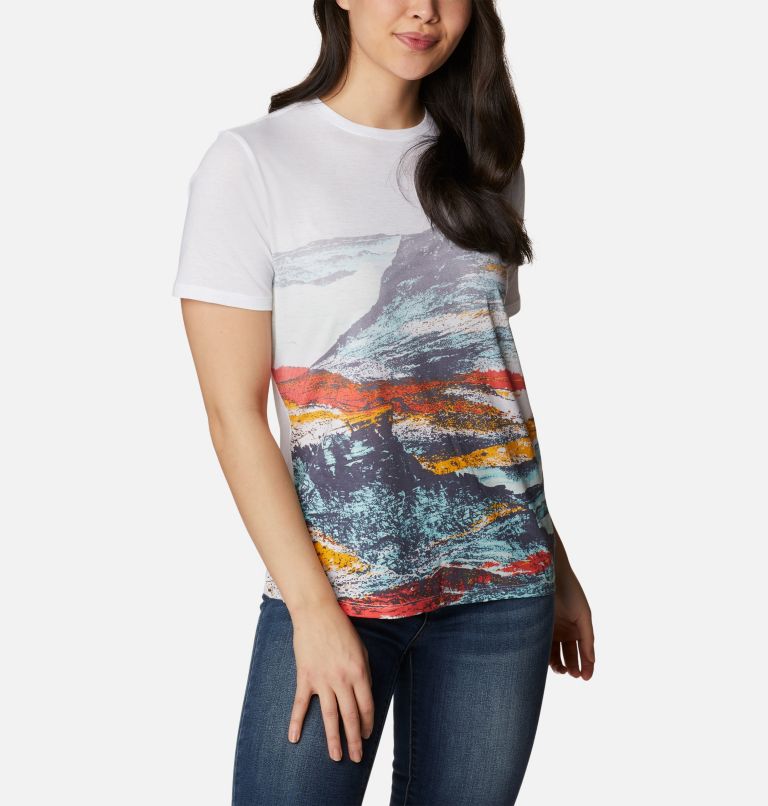 T-shirt à manches courtes Daisy Days Gradient Femme, Color: White, Hyper Nature, image 1