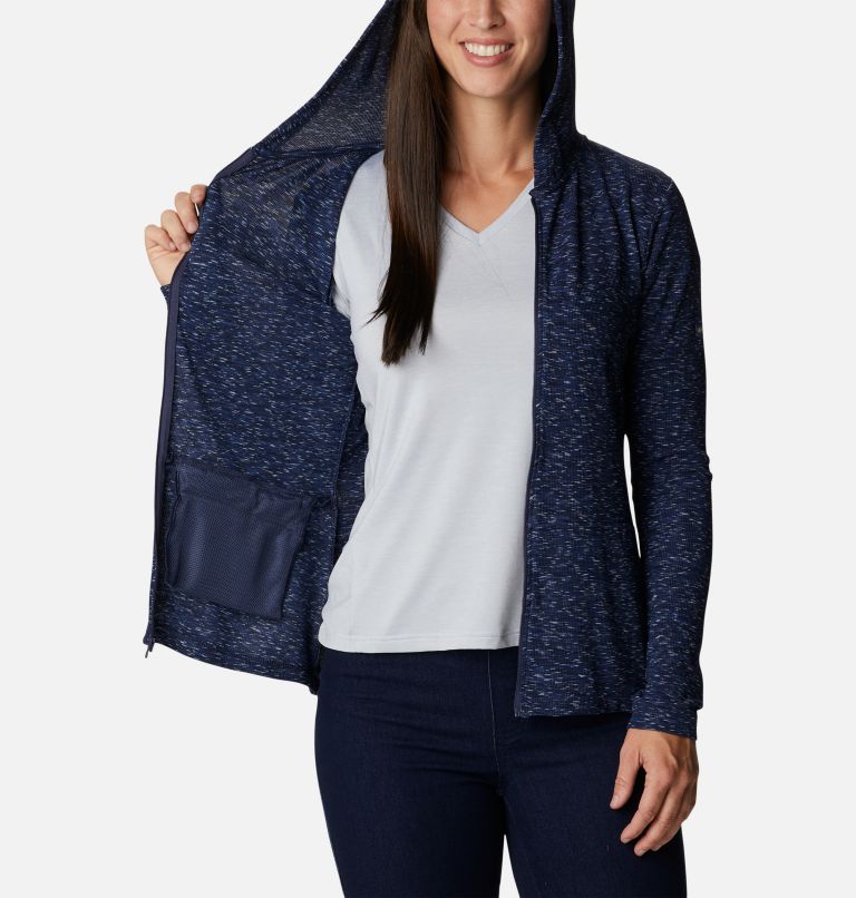 Thumbnail: Women's Stanley Park Full Zip Jacket, Color: Nocturnal Spacedye, image 5