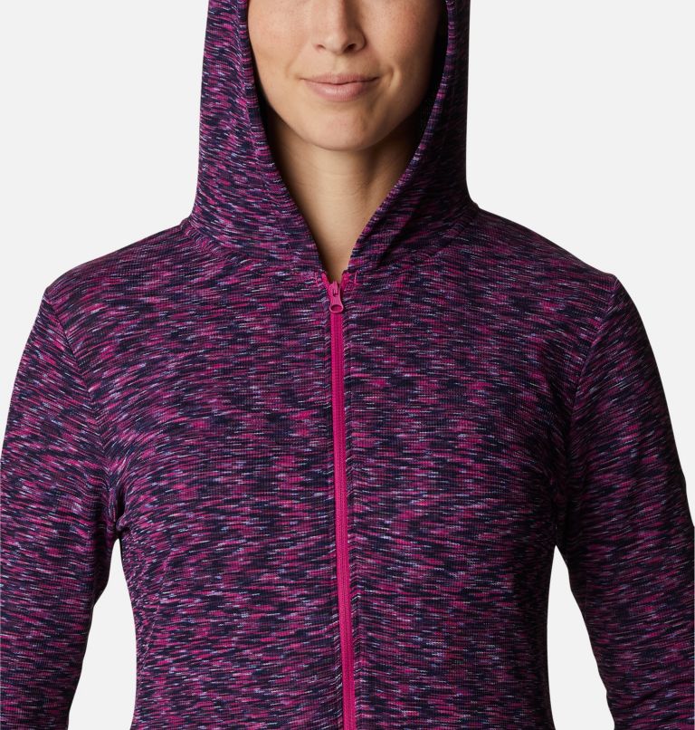 Manteau avec fermeture éclair Stanley Park Femme, Color: Wild Fuchsia Spacedye, image 4