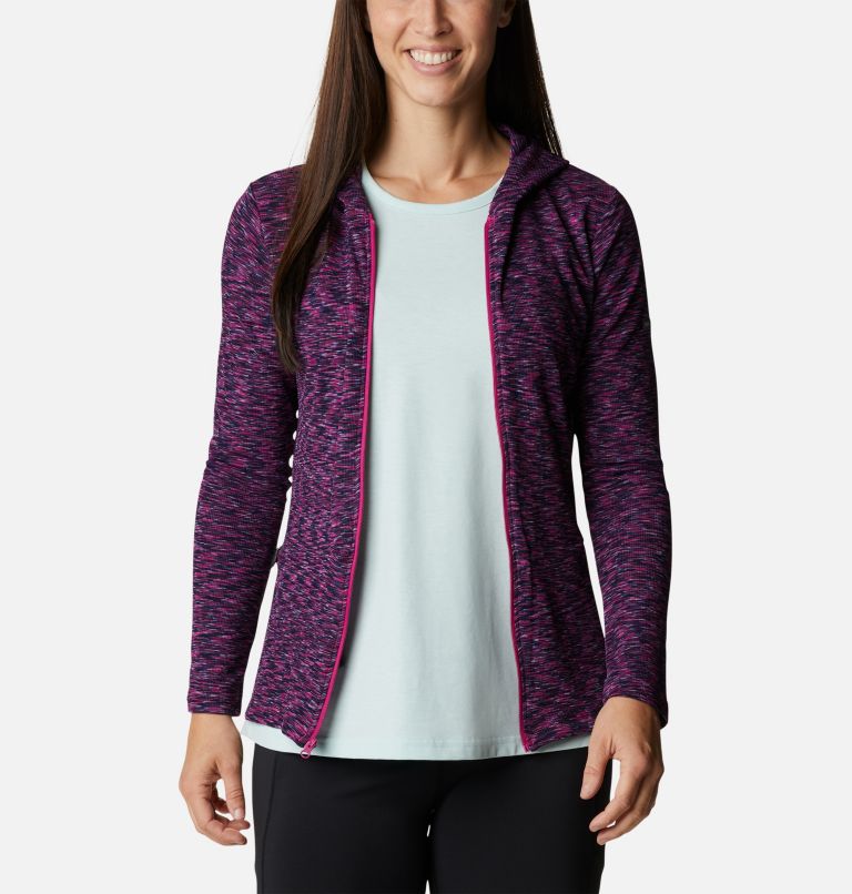 Manteau avec fermeture éclair Stanley Park Femme, Color: Wild Fuchsia Spacedye, image 6