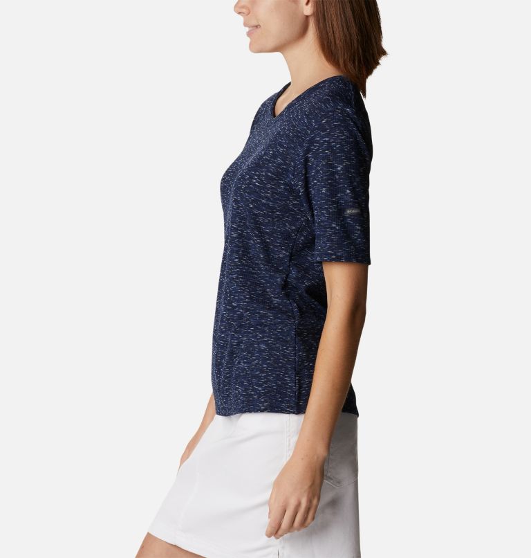 Women's Stanley Park Short Sleeve Shirt, Color: Nocturnal Spacedye