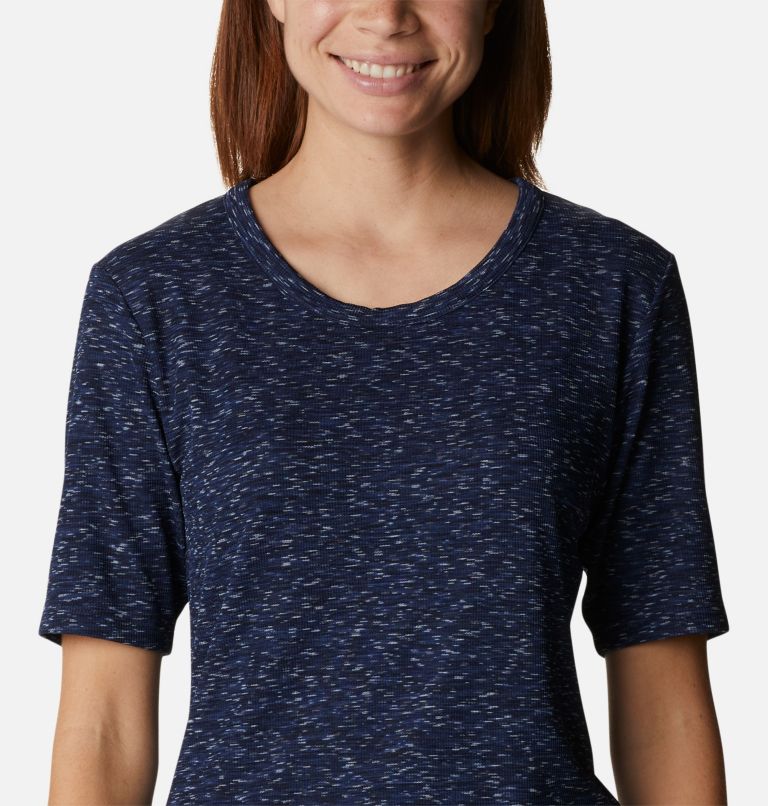 Women's Stanley Park Short Sleeve Shirt, Color: Nocturnal Spacedye, image 4