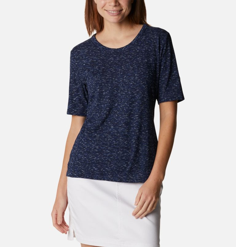 Thumbnail: Women's Stanley Park Short Sleeve Shirt, Color: Nocturnal Spacedye, image 1