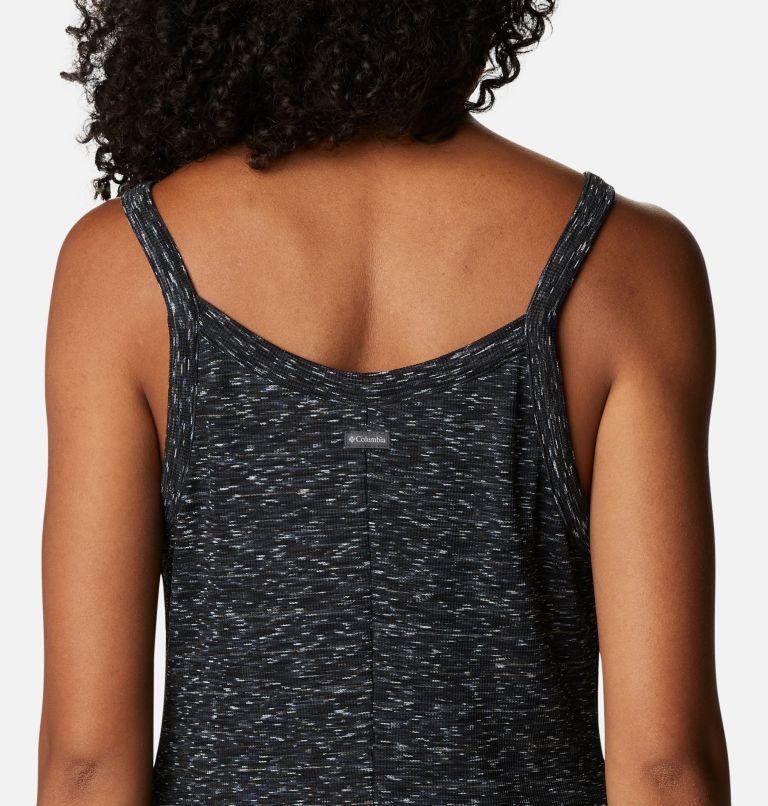 Women's Stanley Park Tank, Color: Black Spacedye, image 5