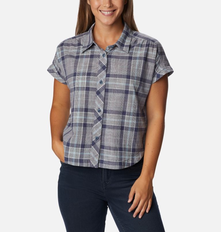 Short on sale sleeve plaid