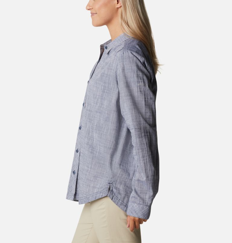 Thumbnail: Women’s Camp Henry III Casual Shirt, Color: Nocturnal Chambray, image 3
