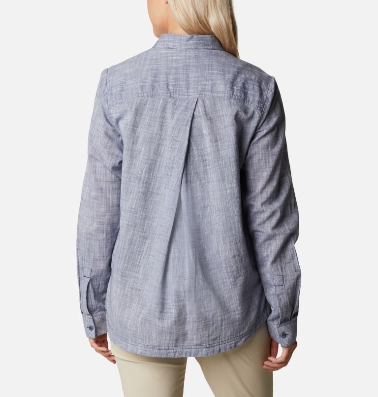 Thumbnail: Women’s Camp Henry III Casual Shirt, Color: Nocturnal Chambray, image 2