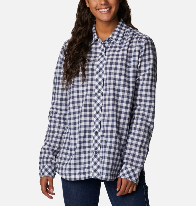 Thumbnail: Women’s Camp Henry III Casual Shirt, Color: Nocturnal Gingham, image 1