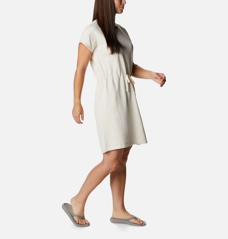 Women's Columbia Trek French Terry Dress, Color: Chalk, image 5