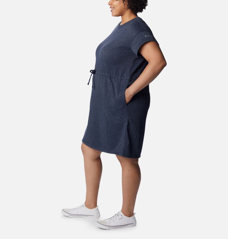 Robe en tissu éponge Columbia Trek Femme - Grandes tailles, Color: Collegiate Navy Heather, image 3