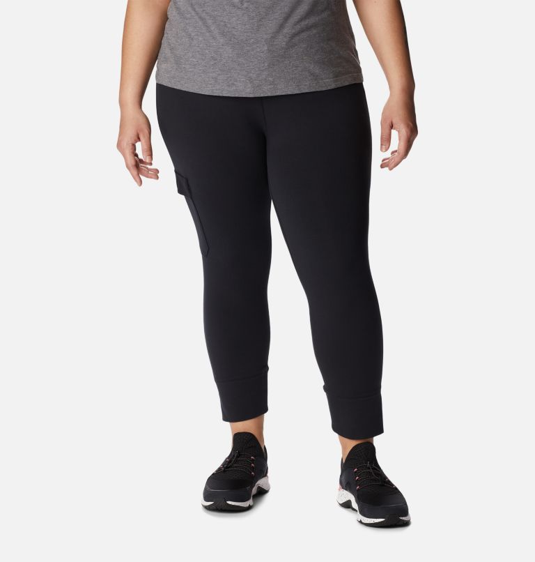 Women's Columbia Trek Capri Leggings - Plus Size, Color: Black