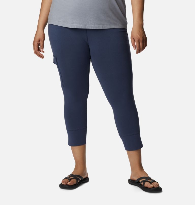 Women's Columbia Trek Capri Leggings - Plus Size, Color: Nocturnal