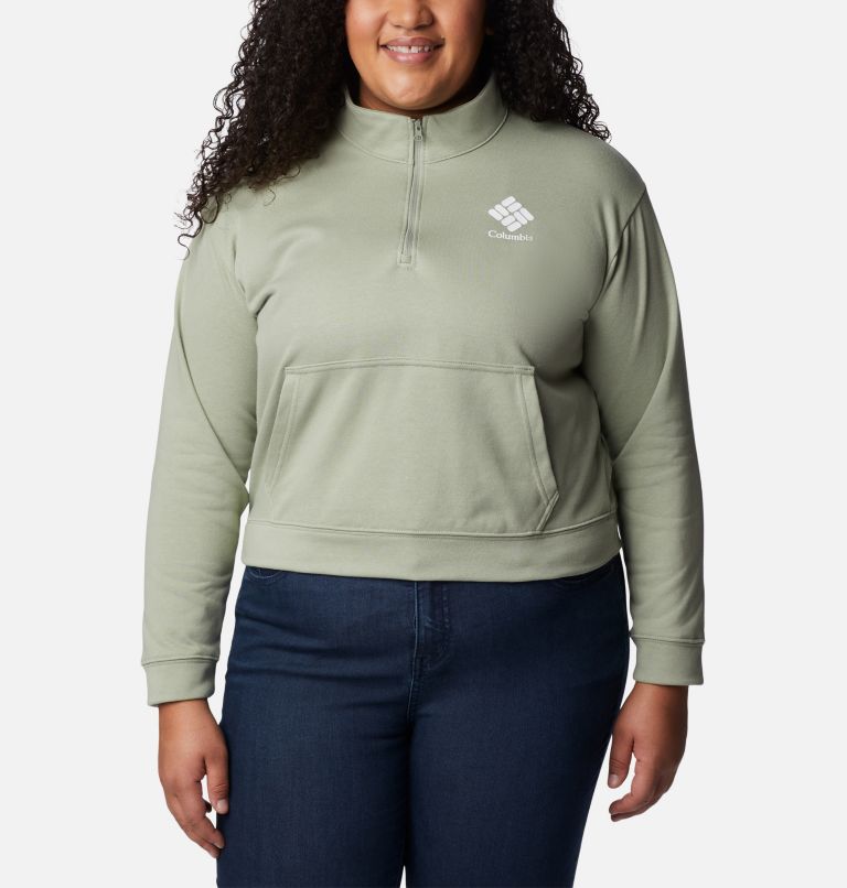 Women's Columbia Trek™ French Terry Half Zip Sweatshirt - Plus Size