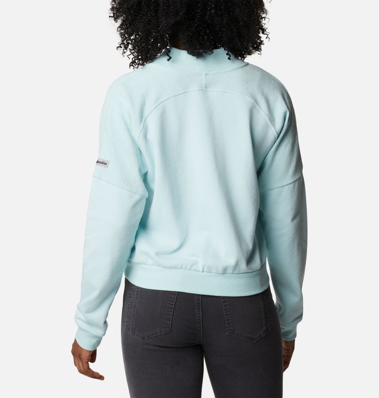 Thumbnail: Women's Columbia Lodge French Terry Full Zip Jacket, Color: Icy Morn, image 2