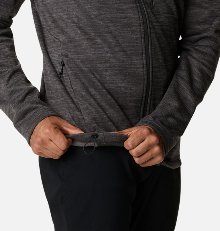 Thumbnail: Men's Maxtrail II Full Zip Fleece Jacket, Color: Shark Heather, image 6
