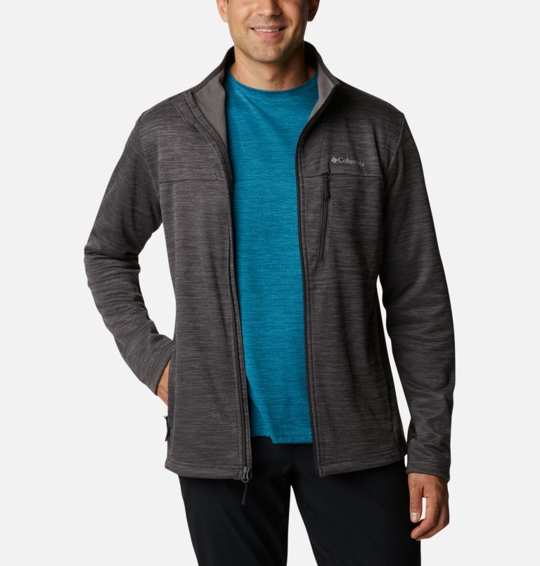 Men's Maxtrail II Full Zip Fleece Jacket, Color: Shark Heather