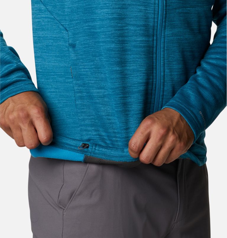 Maxtrail II Fleece Full Zip | 400 | L, Color: Deep Marine Heather, image 6