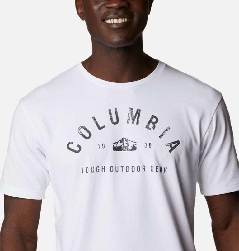 Thumbnail: Men’s Urban Trail Technical Graphic T-Shirt, Color: White, CSC Dome Graphic, image 4
