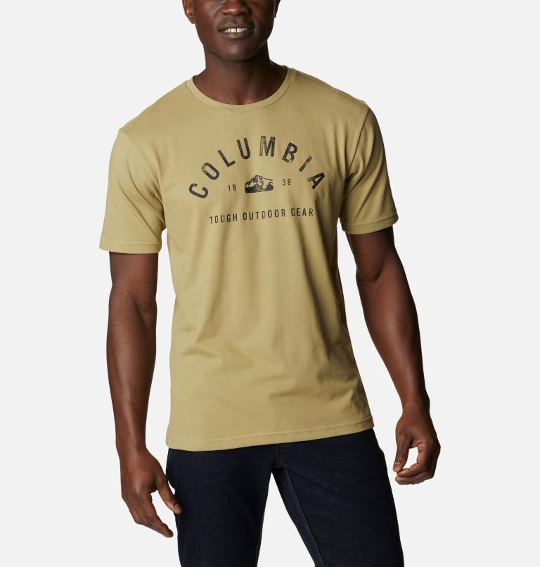 Men’s Urban Trail Technical Graphic T-Shirt, Color: Savory, CSC Dome Graphic