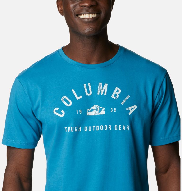 Camiseta técnica estampada Urban Trail para hombre, Color: Deep Marine, CSC Dome Graphic