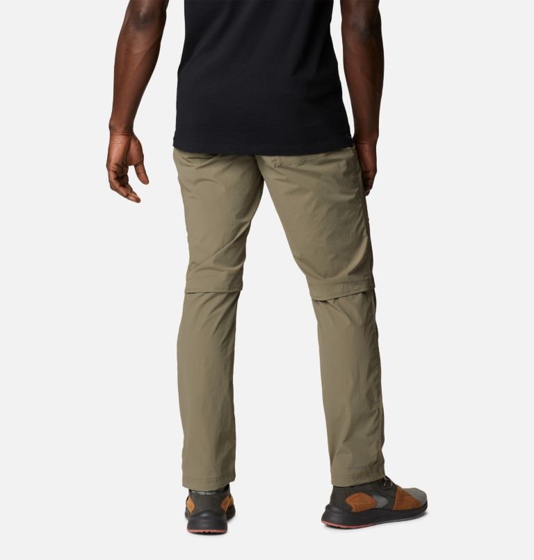 Water-repellent zip-off hiking trousers - Brown - Men