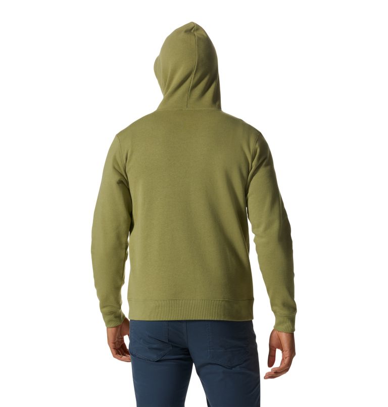 Chandail à capuchon MHW Logo Homme, Color: Light Cactus, image 2