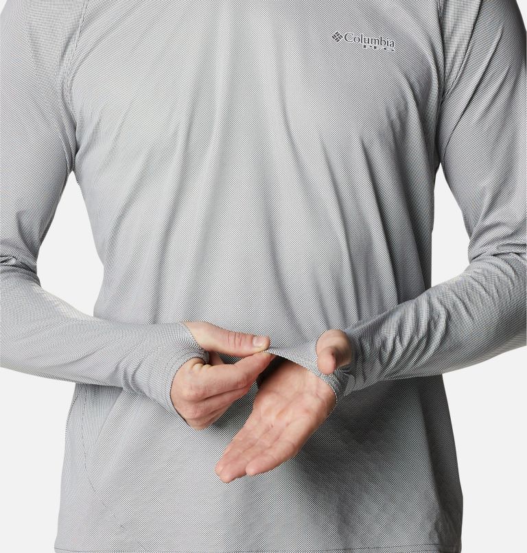 Men's PFG Terminal Deflector Ice Hoodie, Color: City Grey, image 7