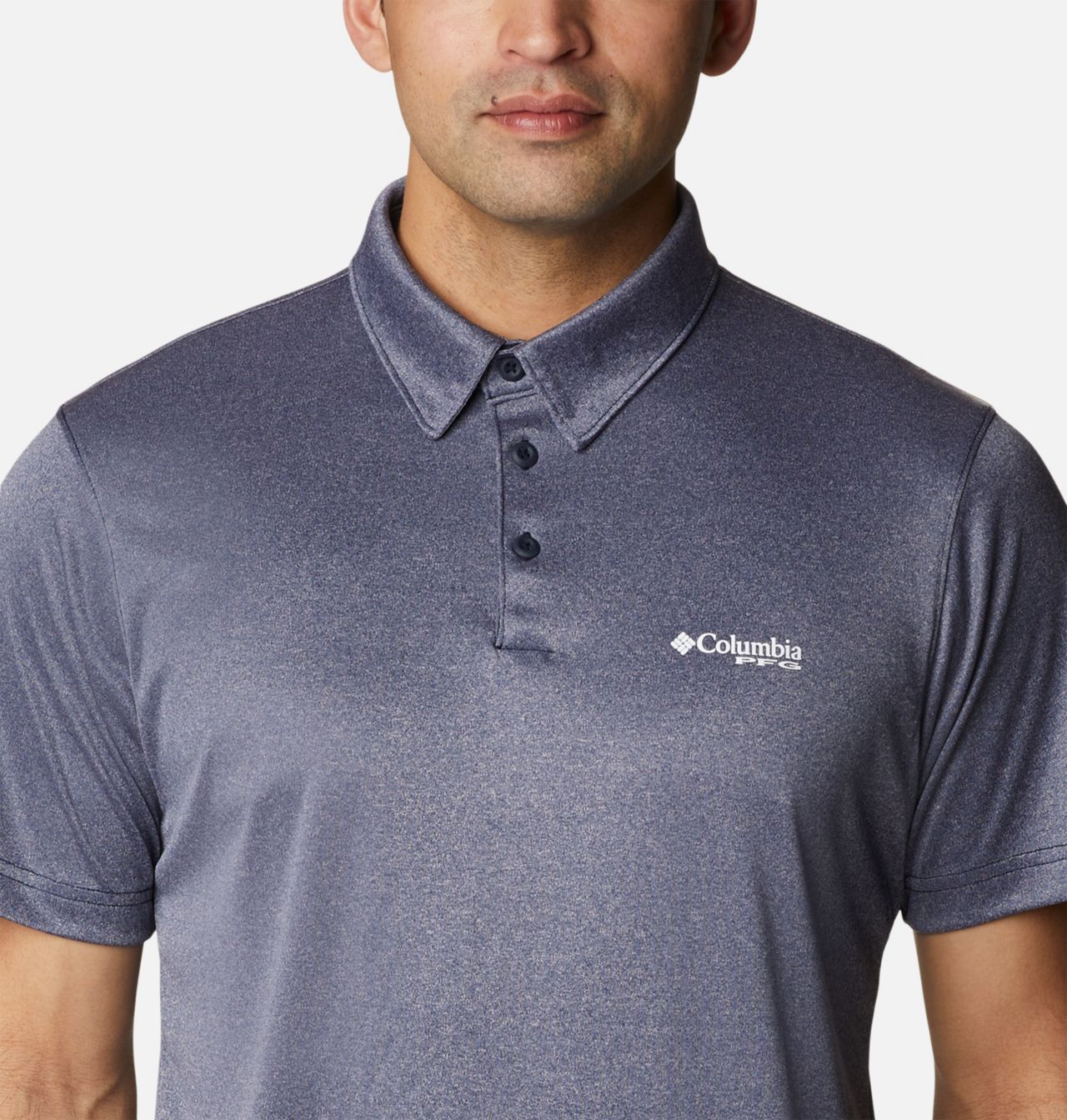 Men's PFG Terminal Tackle™ Heather Polo | 464 | M 4