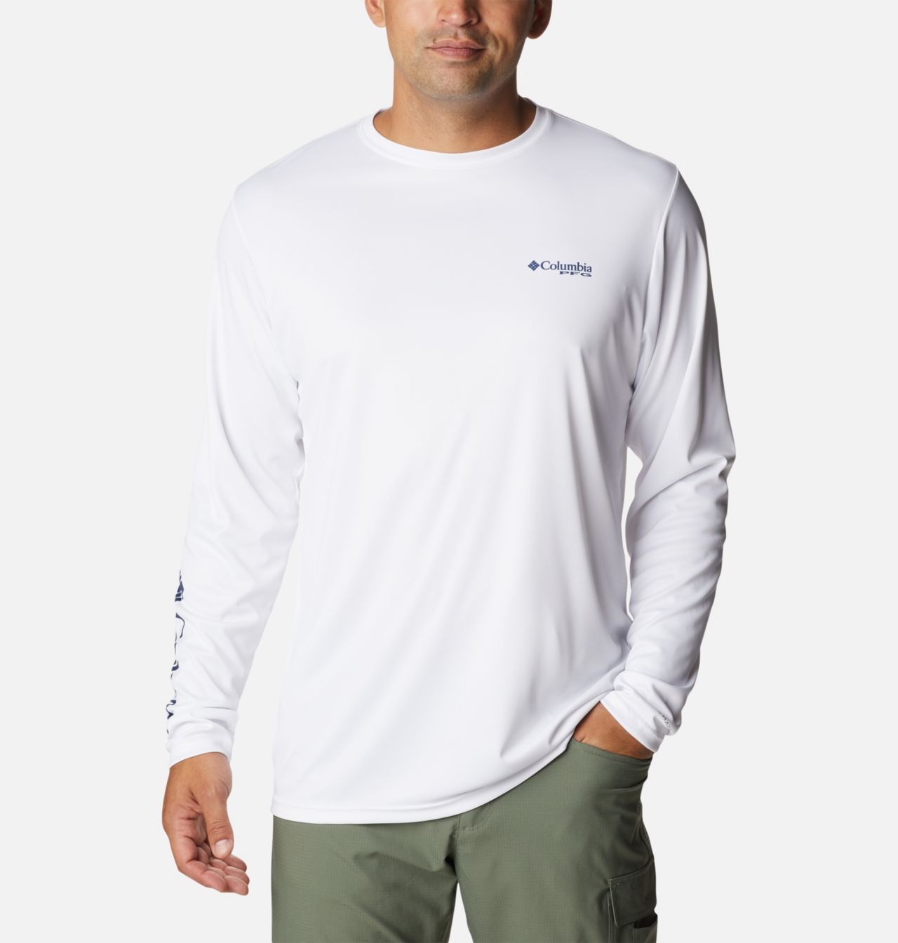 Men's PFG Terminal Tackle™ License Plate Long Sleeve Shirt 2