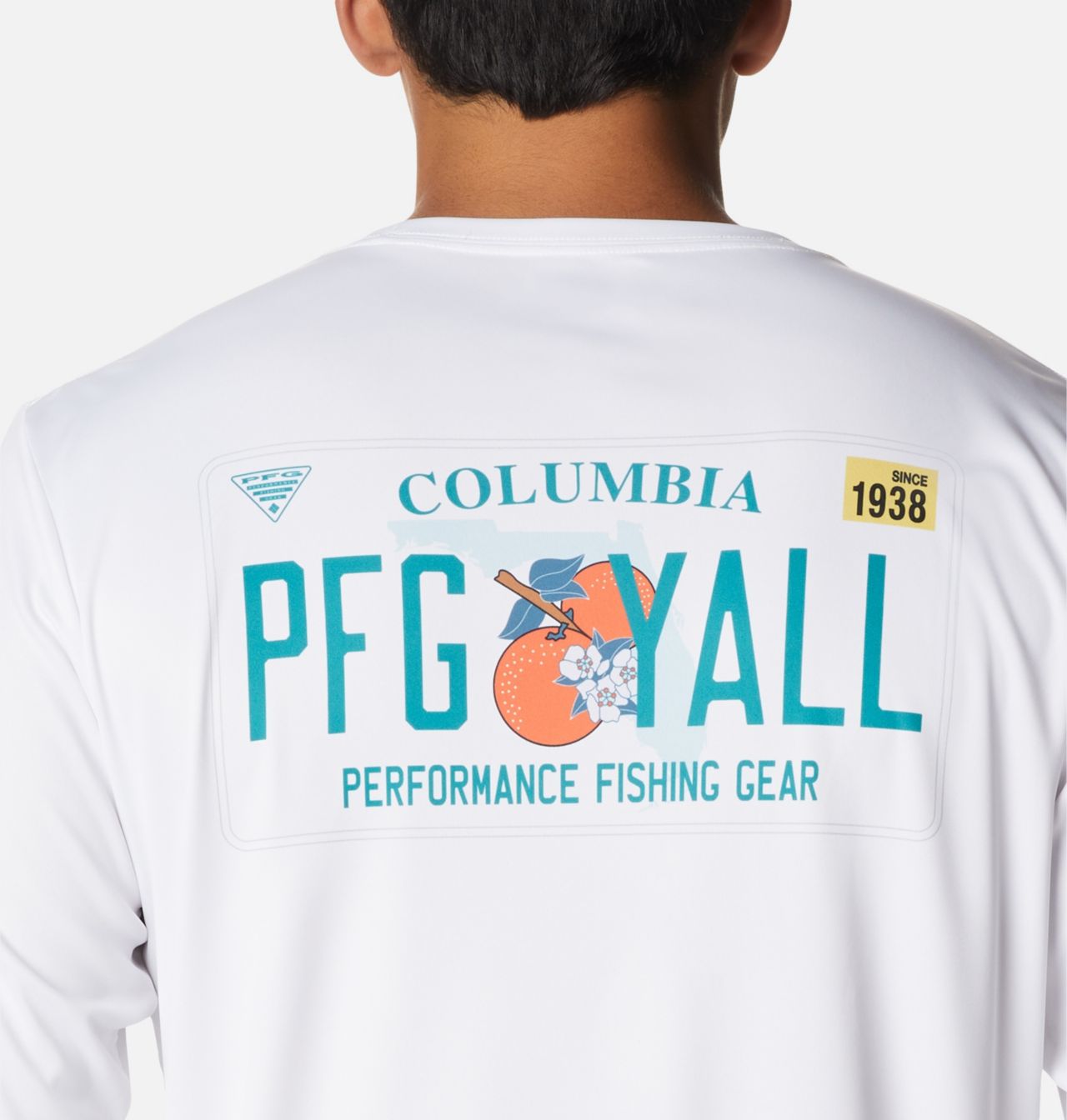Men's PFG Terminal Tackle™ License Plate Long Sleeve Shirt 5