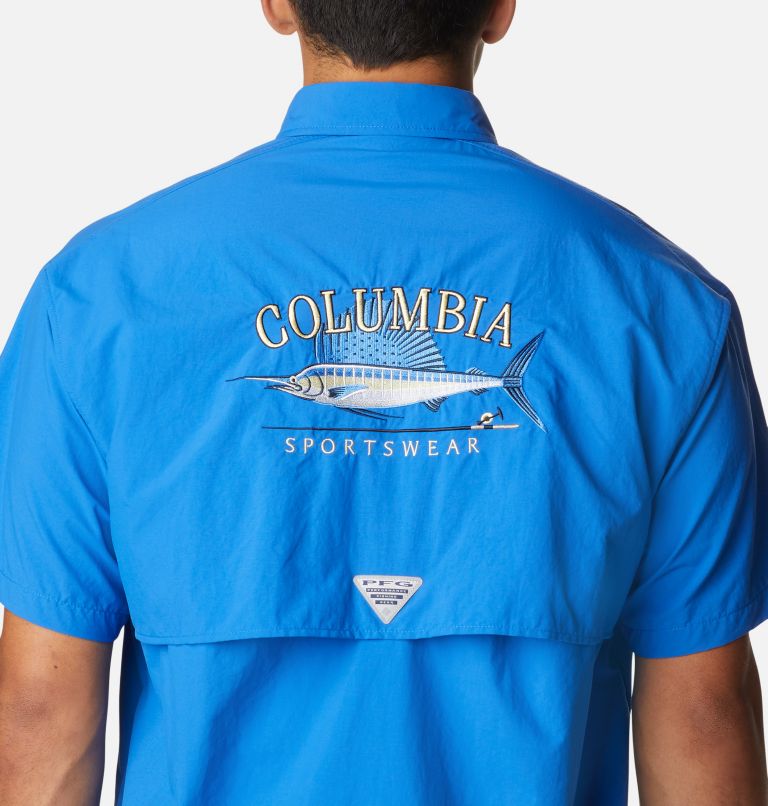 Thumbnail: Bahama ICON SS Shirt | 487 | S, Color: Vivid Blue, Sailfish, image 5