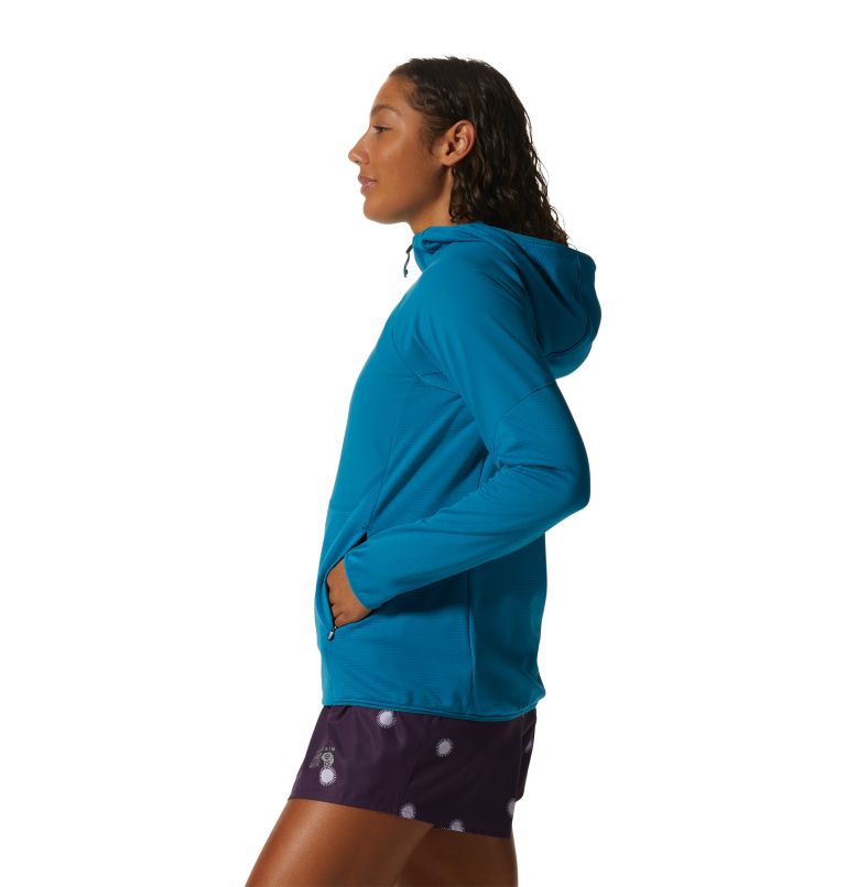 Women's Stratus Range Full Zip Hoody, Color: Vinson Blue