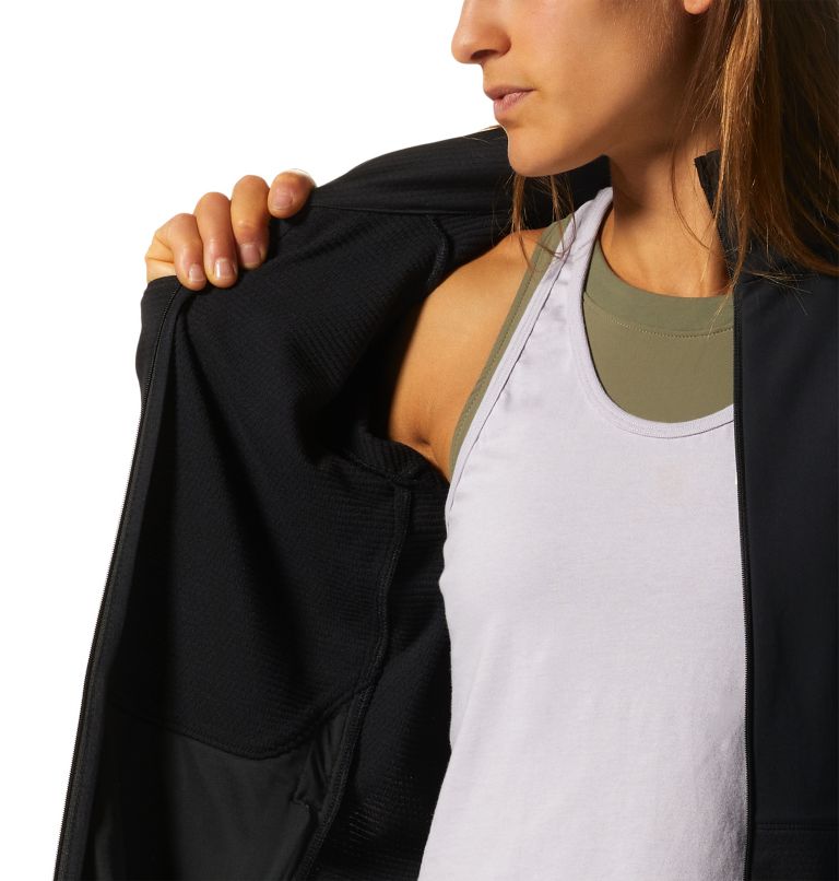 Women's Stratus Range Full Zip, Color: Black