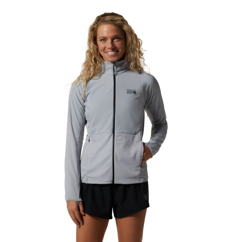 Women's Stratus Range Full Zip, Color: Glacial, image 1