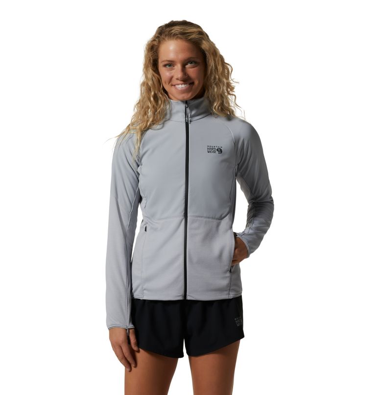 Mountain Hardwear Women's Stratus Range Full Zip - S - Grey