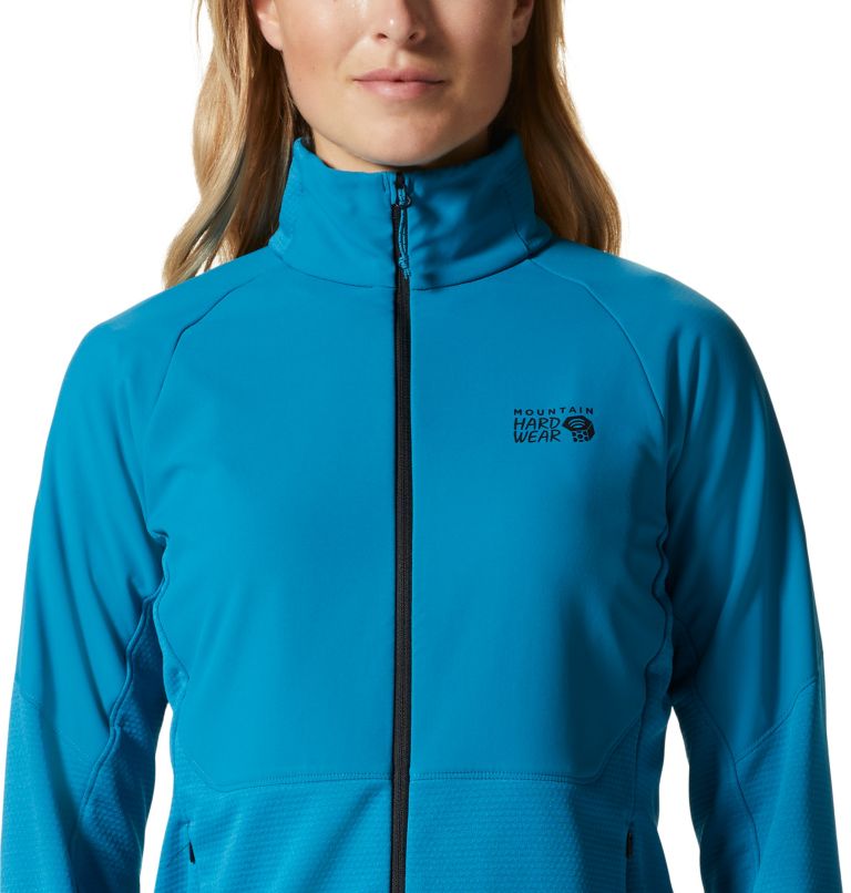 Women's Stratus Range Full Zip, Color: Vinson Blue, image 4