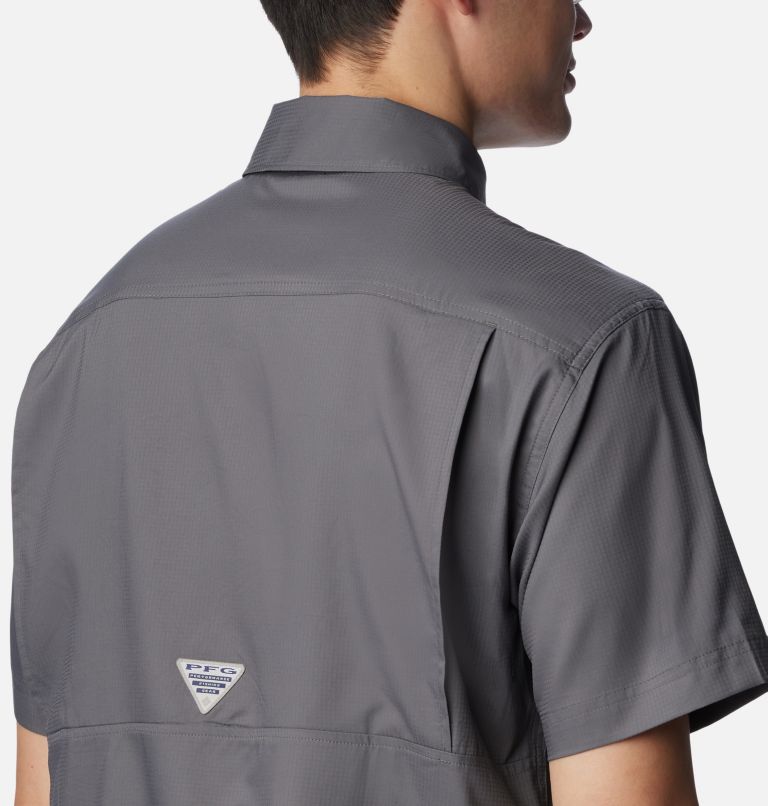 Chemise tissée à manches courtes PFG Skiff Guide Homme, Color: City Grey, image 5