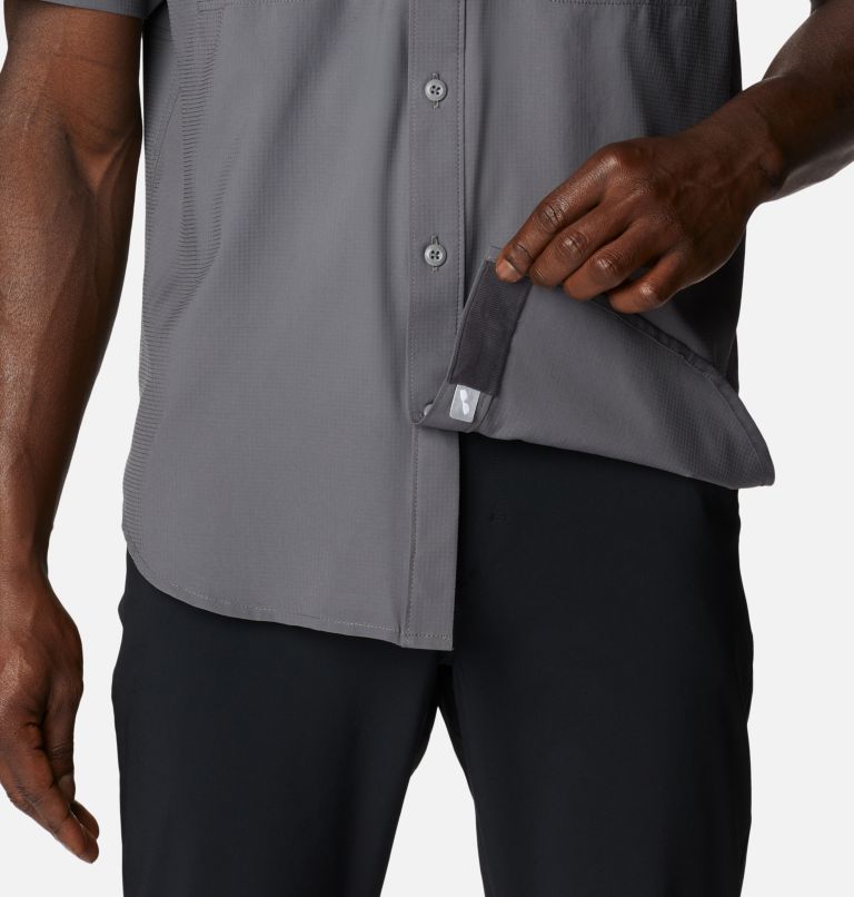 Chemise tissée à manches courtes PFG Skiff Guide Homme, Color: City Grey, image 6
